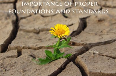 Importance of Proper Foundations and Standards